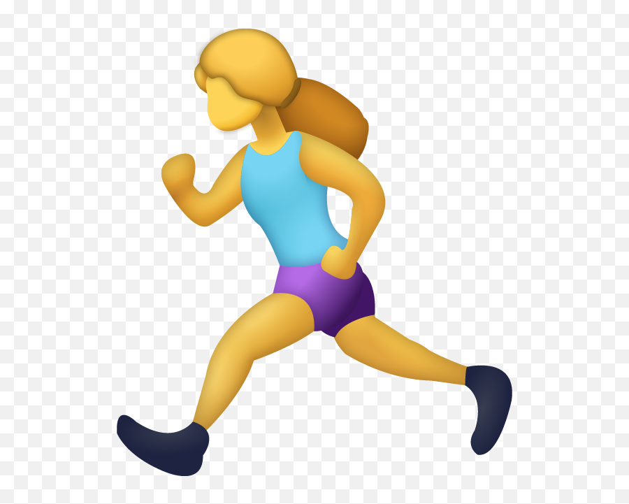 Girl Running Emoji Free Download Ios Emojis Island - Running Emoji Png,Female Png
