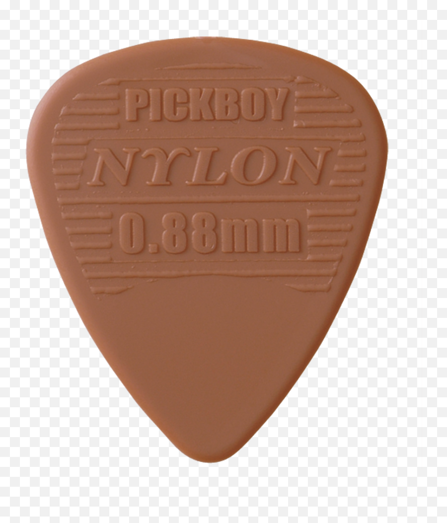 Classic Nylon Guitar Pick 0 - Chocolate Png,Guitar Pick Png