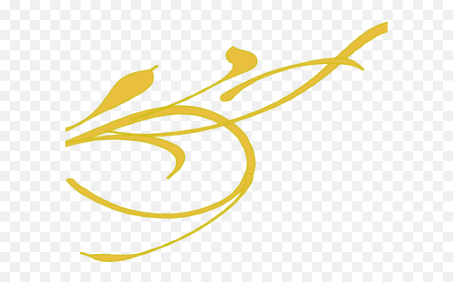 Download Decorative Line Gold Png - Swirl Clip Art,Decorative Line Transparent