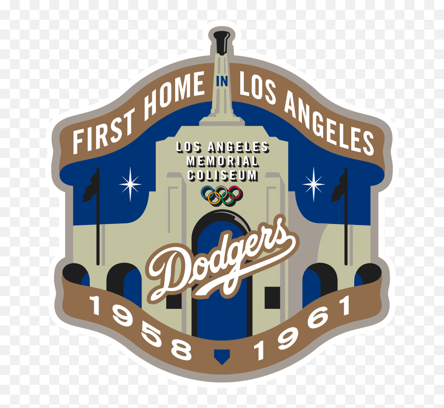Los Angeles Dodgers Stadium Logo - La Coliseum Clip Art Png,Dodgers Logo Image