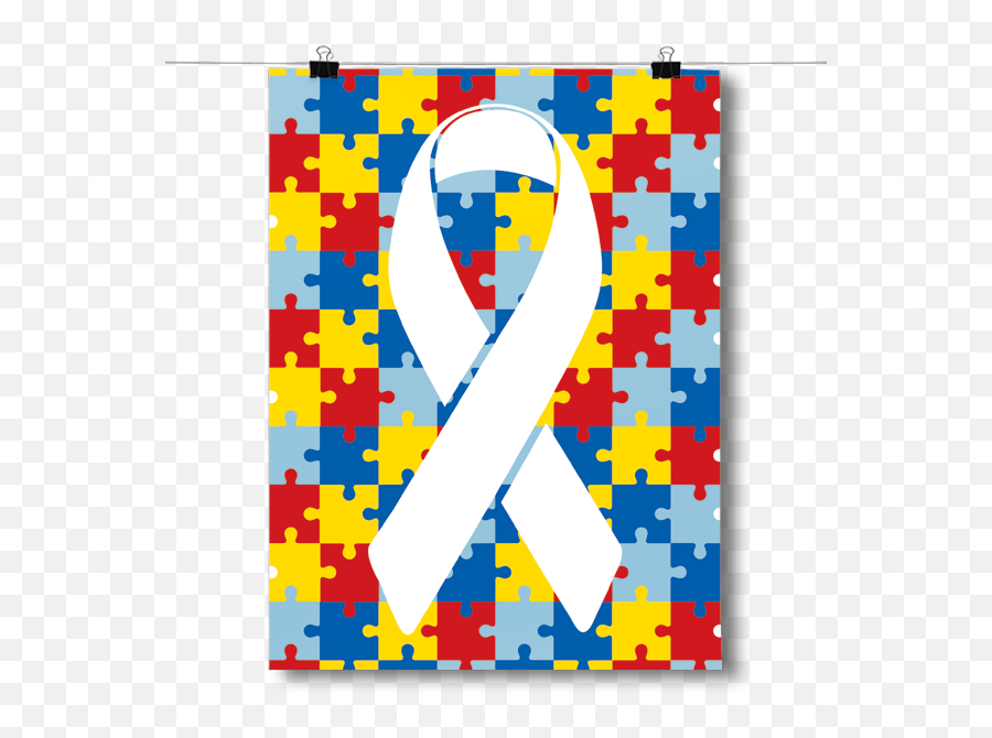 Autism Awareness Puzzle Pieces - Vertical Png,Autism Awareness Png