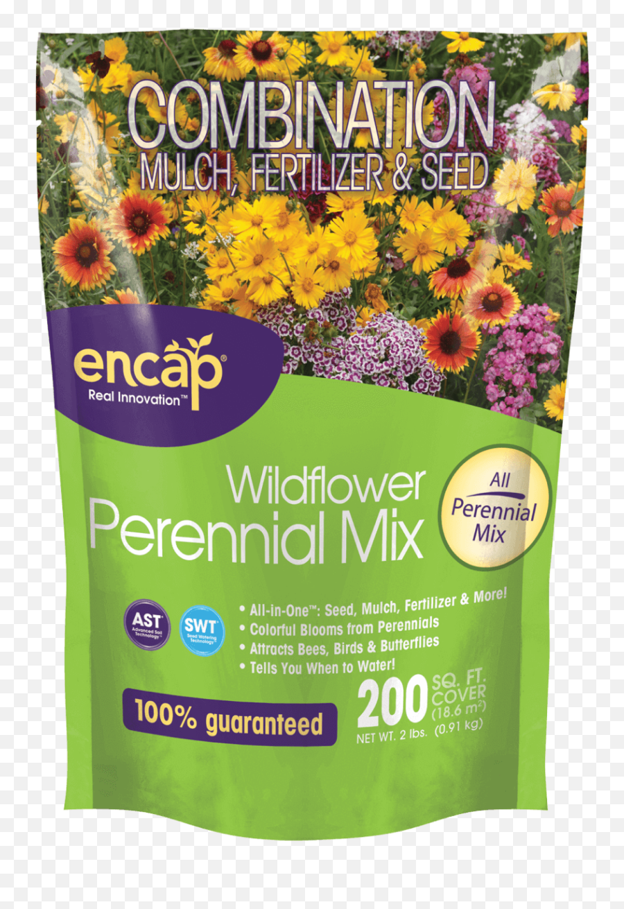 Wildflower Perennial Mix - Earth Science Encap Png,Wildflowers Png