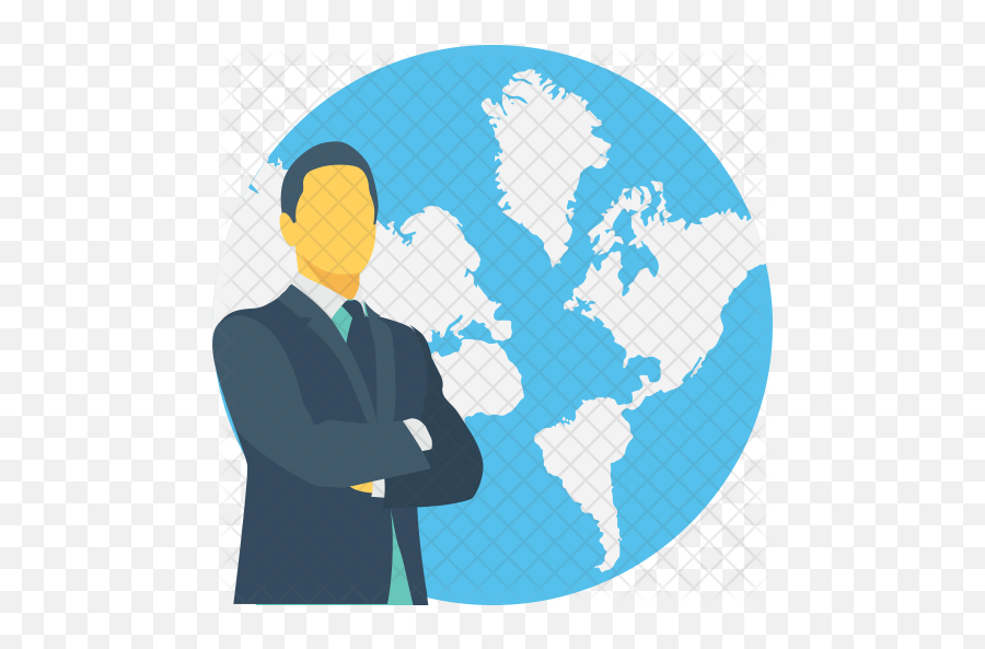 Global Businessman Icon - Sba Loan Png,Businessman Png