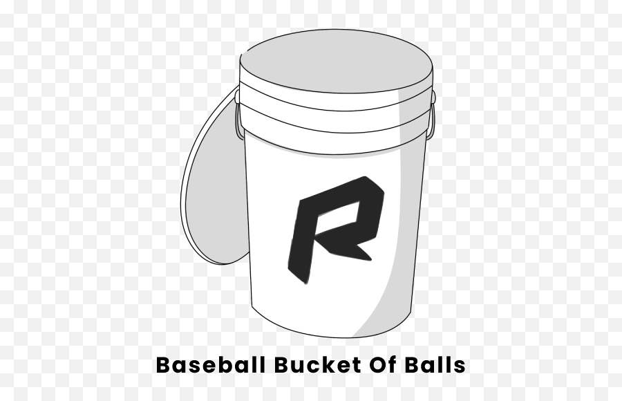Baseball Ball Bucket - Graphic Design Png,Baseball Ball Png