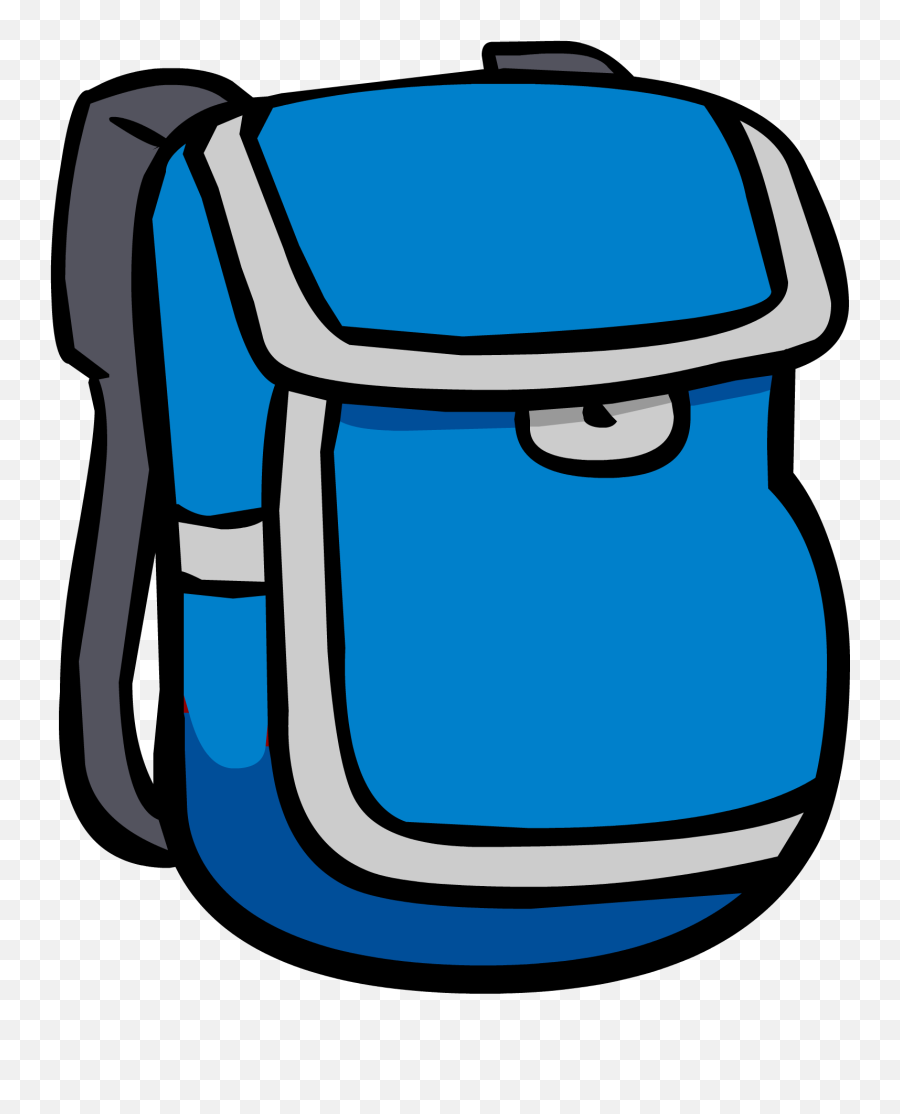 Blue Backpack - Backpack Clipart Transparent Background Png,Backpack Clipart Png