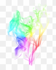 Vape Smoke Rainbow Multicolored Still - Darkness png