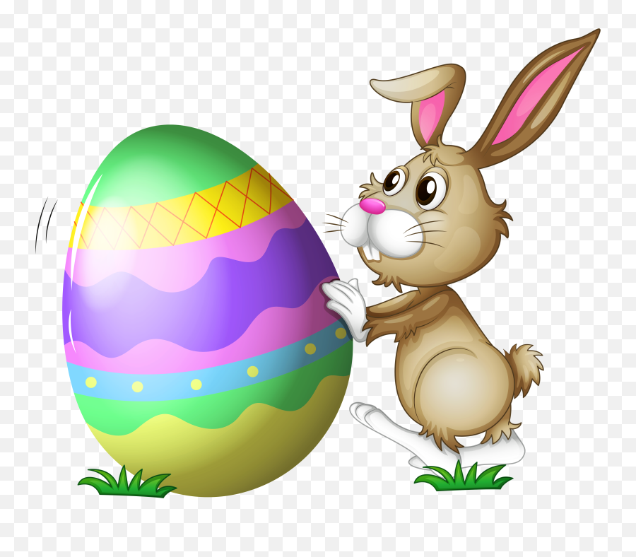 Easter Clipart Transparent Background - Animated Easter Bunny Gif Png,Easter Transparent