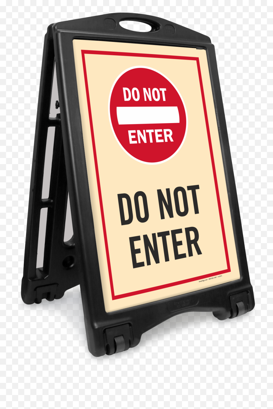 Do Not Enter Sidewalk Sign - Portable Signs Sku Kroll1038 No Parking Signs Metal Png,Do Not Enter Png