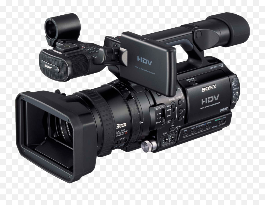 Video Camera Png Icon 14044 - Web Icons Png Sony Hvr Z1e,Video Camera Icon Black