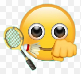 Badminton Sticker By Hinari - Happy png