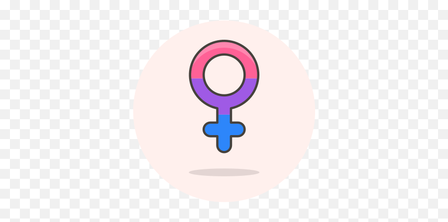 Bisexual Female Sign Free Icon Of Lgbt Illustrations - Dot Png,Bisexual Flag Icon