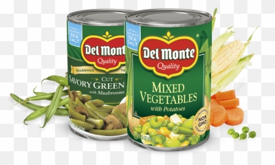 Quality Vegetables - Del Monte Savory Green Beans With Del Monte Canned Vegetables Png,Green Beans Png