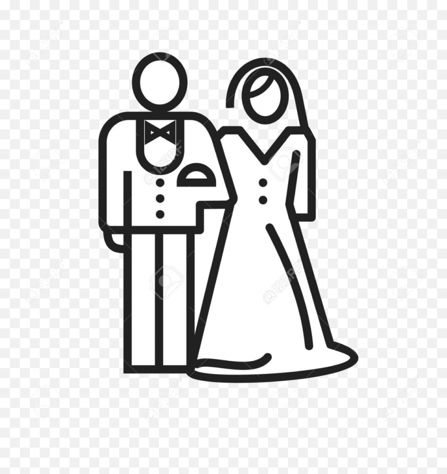 Keren Simchas Chossen Vu0027kallah - Go Simcha Bride And Groom Vector Icon Png,Groom Icon