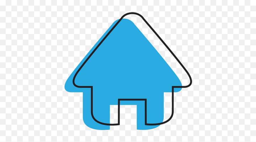 Home Blue House Icon - Transparent Png U0026 Svg Vector File Casa Azul Animada Png,Phone Icon Transparent Background