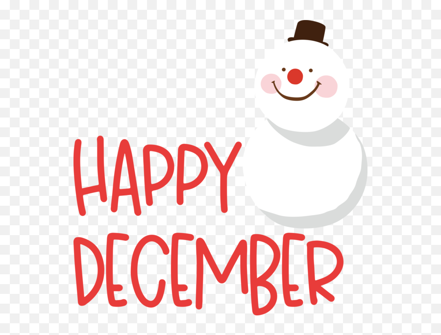 Christmas Logo Icon Character For Hello December - Happy Png,Icon Characters