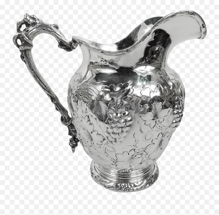 American Silver Grapevine Water Pitcher - Jug Png,Water Pitcher Icon
