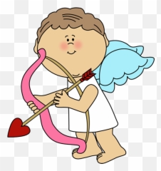 Valentines Day Cupid Clip Art - png