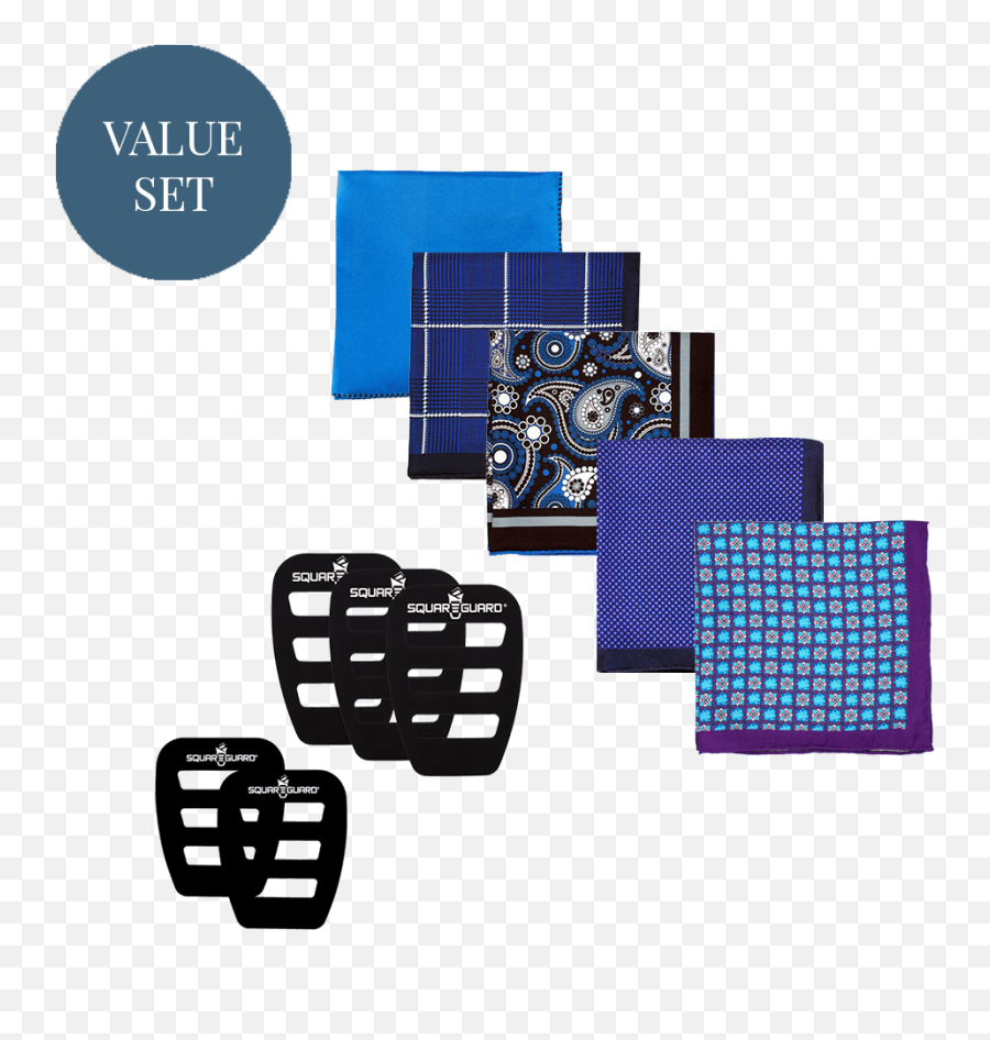 Sapphire Blue Pocket Square Set - Portable Network Graphics Png,Sapphire Png