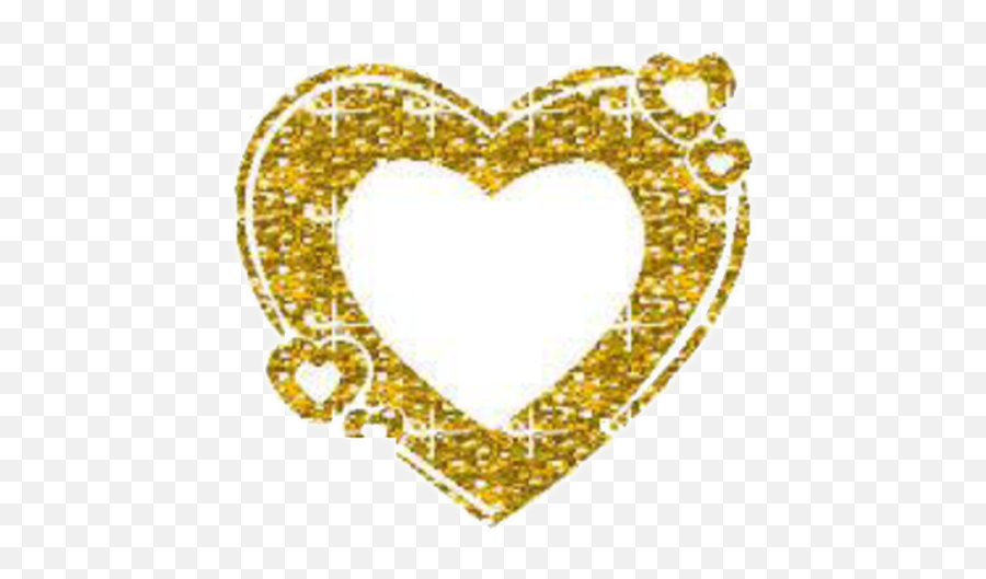 Glitter Hearts Transparent Png - Glitter Hearts,Gold Hearts Png