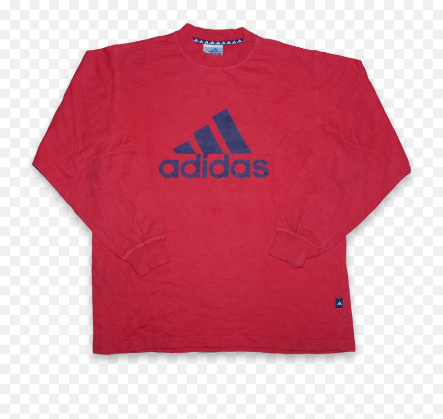 Vintage Adidas Logo Sweater Large Png Font