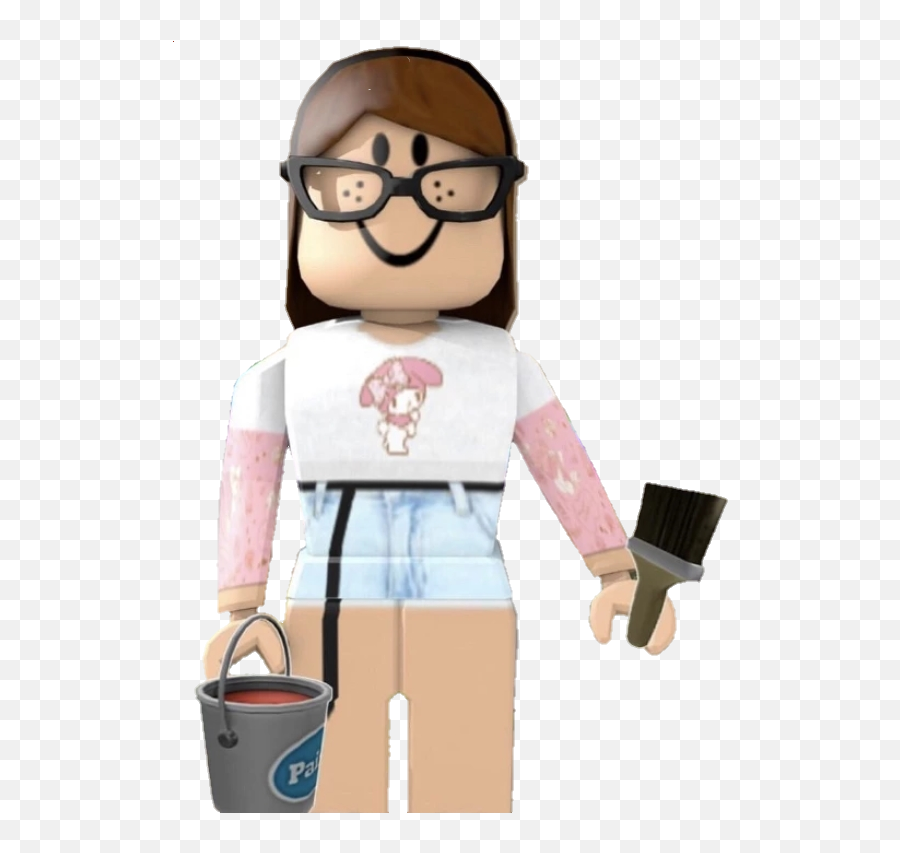 Roblox Girl Gfx Png Bloxburg Aesthetic Paint Roblox Aesthetic Outfits