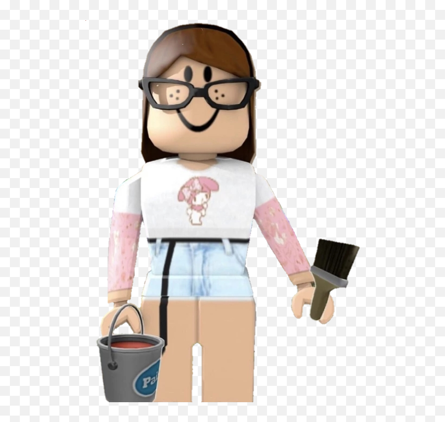 Roblox Girl Gfx Png Bloxburg Aesthetic Paint Roblox Aesthetic Outfits Roblox Character Png Free Transparent Png Images Pngaaa Com - how to make a gfx roblox with paint