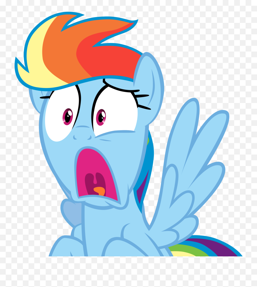 Download 1364577030596 - Rainbow Dash Shocked Png Image With Rainbow Dash Mlp Shocked,Shocked Png
