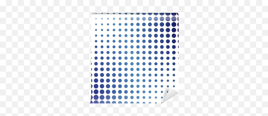 Blue Halftone Dots Self - Adhesive Wall Mural U2022 Pixers We Live To Change Momo R3000 Png,Comic Dots Png