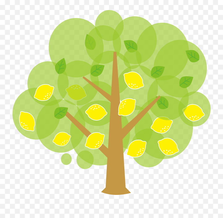 Tree With Fruits Clip Art - Cute Tree Clipart Png,Fruit Tree Png