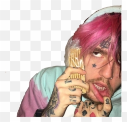 Download Lilpeep Peep Gbc Pink - Lil Peep Aesthetic Transparent Png,Lil Peep Png