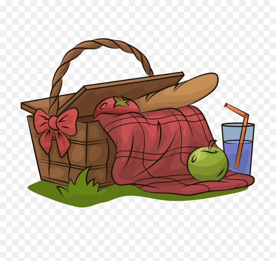 Picnic Basket Clipart Free Download Transparent Png - Transparent Picnic Blanket Clipart,Picnic Basket Png