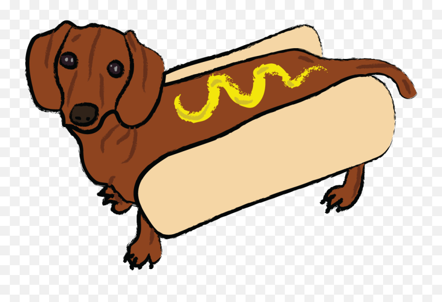 Hot Weiner Dog - Dachshund Hot Dog Png,Dachshund Png