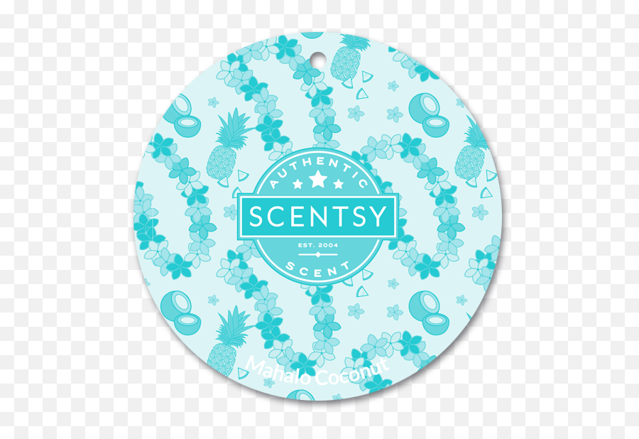 Mahalo Coconut Scentsy Scent Circle - Odor Png,Scentsy Logo Png