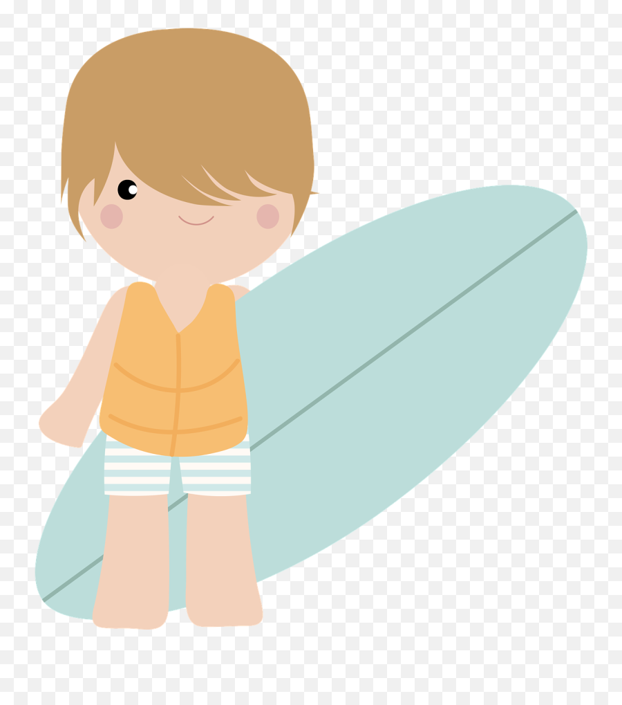 Surfer Surf Child - Free Vector Graphic On Pixabay Cartoon Surfer Png,Surfer Png
