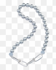 Gold Chains For Men Png Double Link Pearl Necklace - Mignon Bead