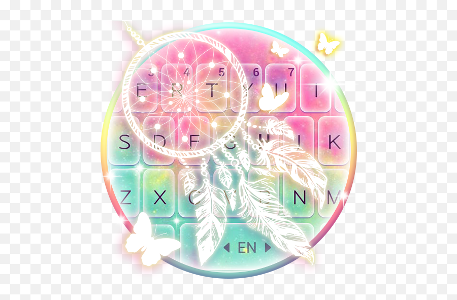 Sweet Dream Catcher Keyboard Theme - Apps On Google Play Circle Png,Dream Catcher Transparent Background