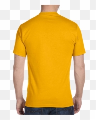 Download Mustard Yellow Shirt Template Front And Back Hd - Png