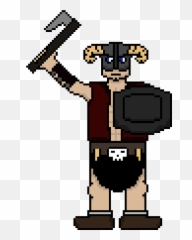 Barbarian Pixel Art Maker - Cartoon Png,Barbarian Png