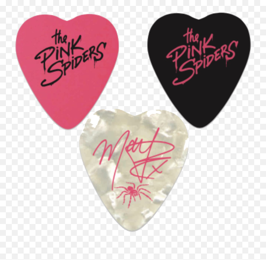 Guitar Pick Pack The Pink Spiders - Pink Spiders Png,Guitar Pick Png