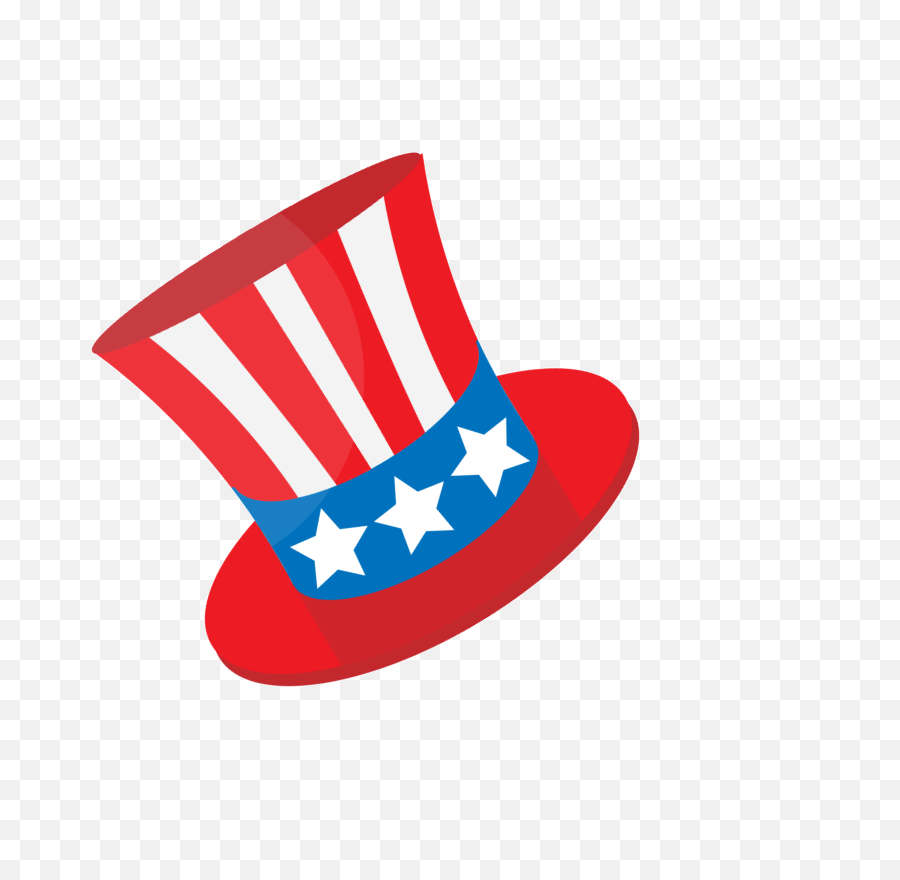 Top Hat Stickers For Android Ios - Independence Day 4th Of July Hat Png,Transparent Top Hat