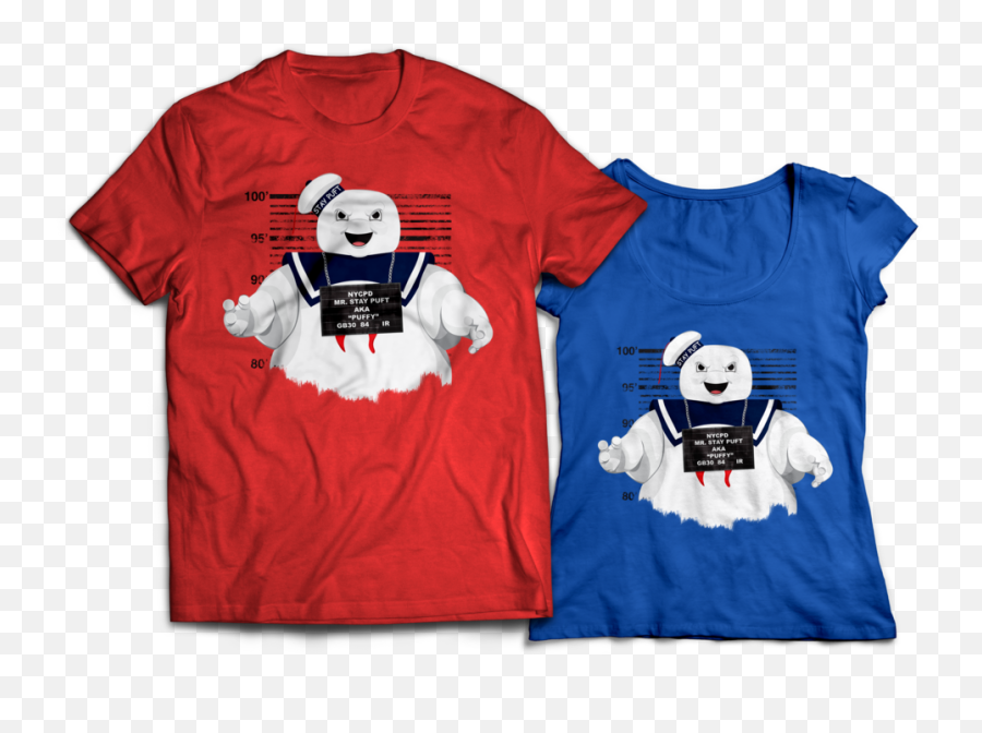 Stay Puft Jlane Design - Short Sleeve Png,Stay Puft Marshmallow Man Png