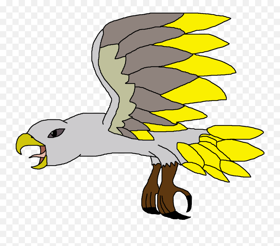 Hawk Clipart Epic Transparent Free For Download - Cartoon Haast Eagle Png,Hawk Png