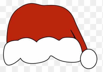 Santa Hat Claus Clipart - Print Out png