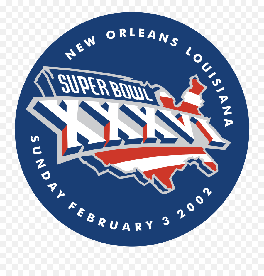Super Bowl 2002 Logo Png Transparent - Super Bowl 2002,Super Bowl Png
