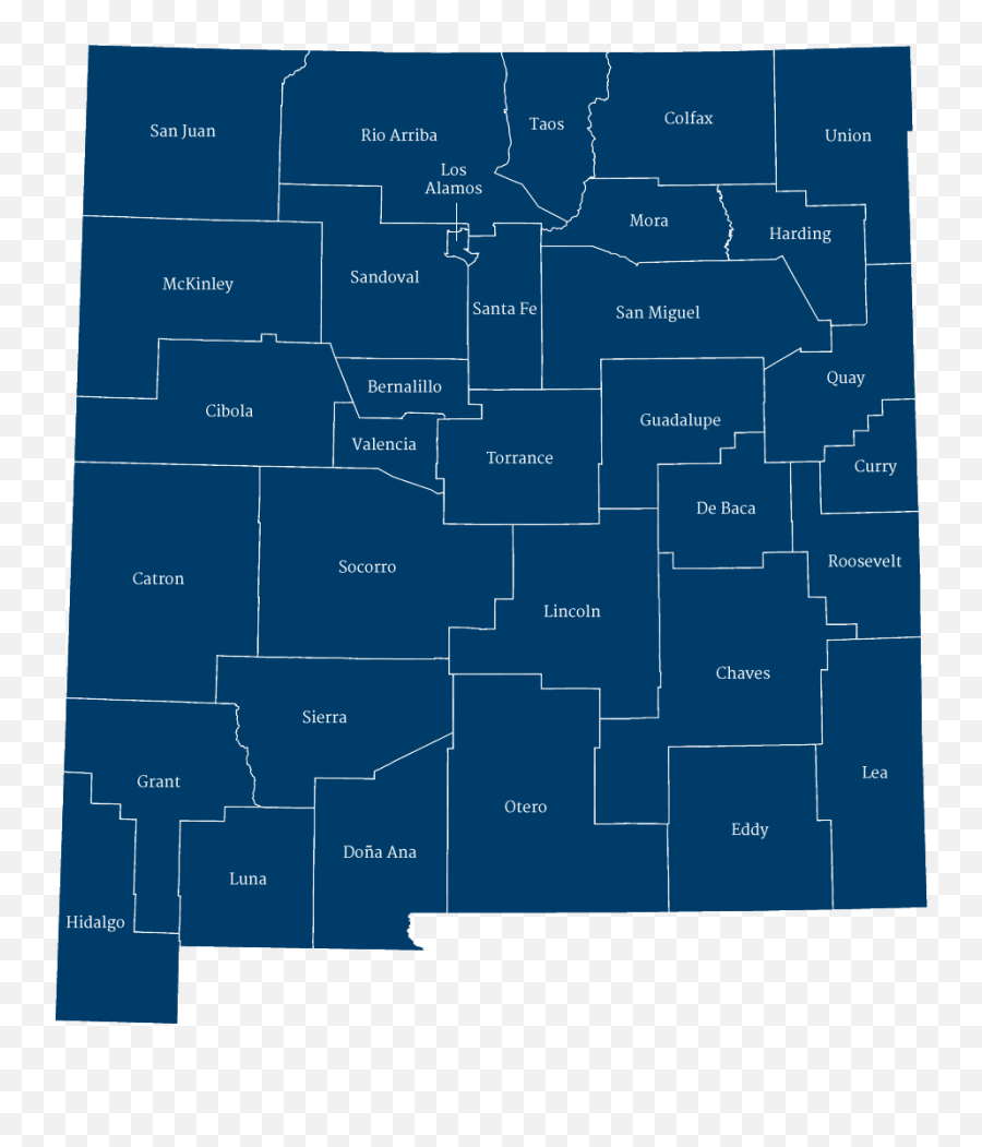 Nm Counties - Map Of New Mexico Counties Png,New Mexico Png