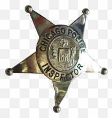 1905 Series - Chicago Police Inspector Star Png,Chicago Police Logos