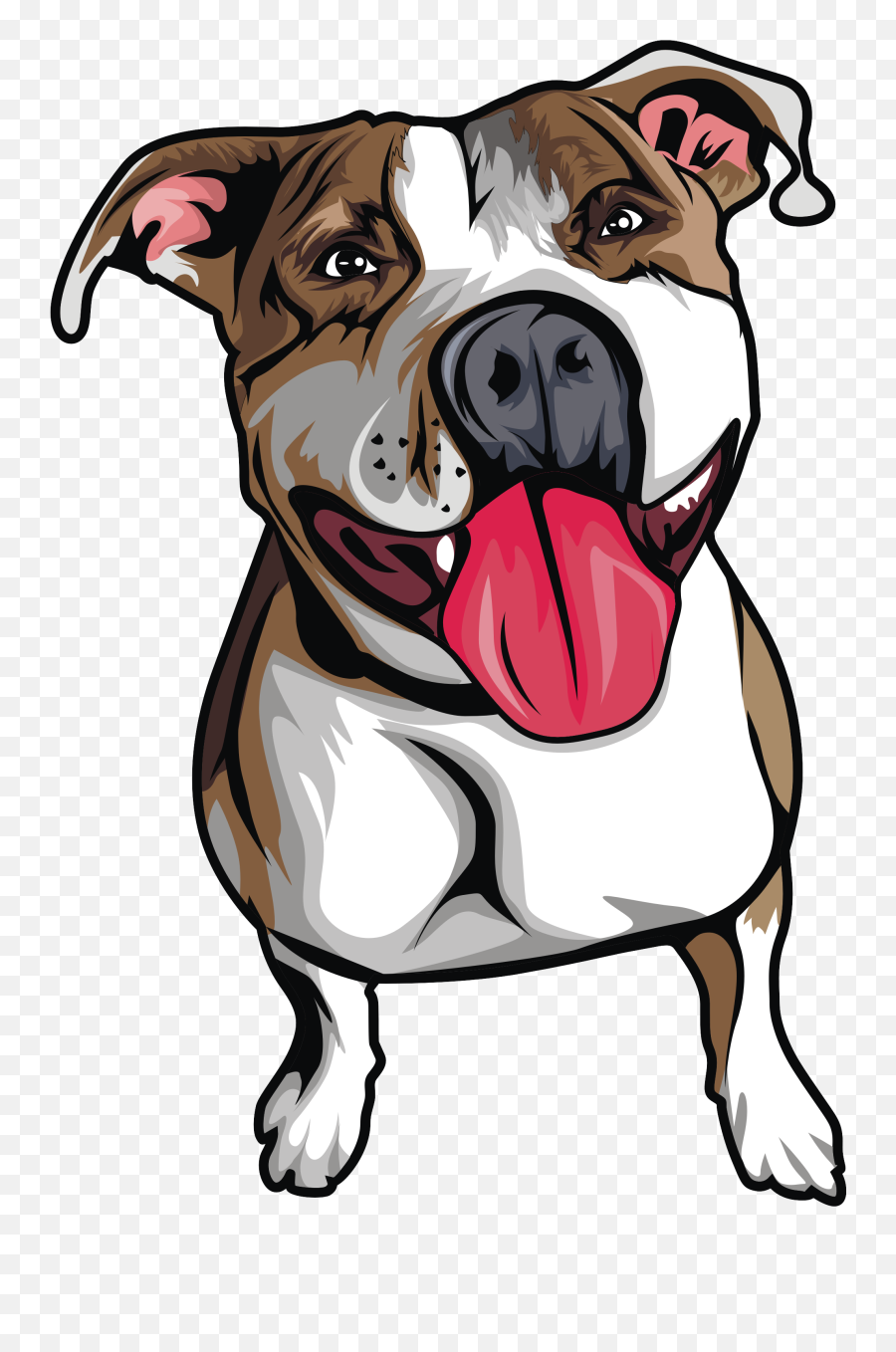American Pit Bull Terrier - Dog Pitbull Clipart Png,Pit Bull Png