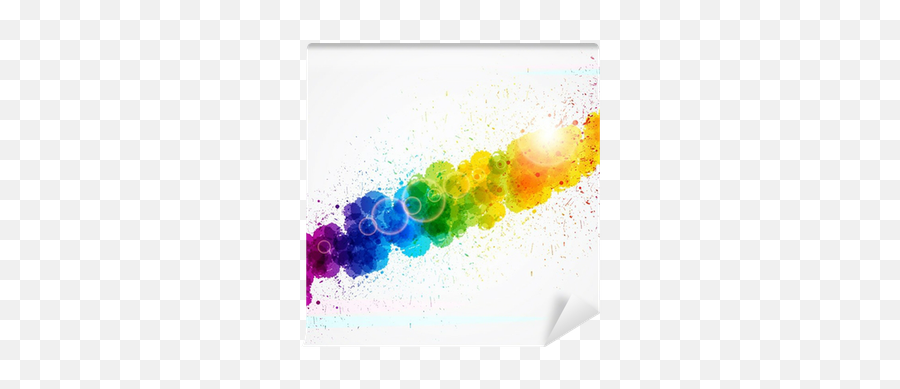 Abstract Background Forming By Watercolor Paint Splashes Wall Mural U2022 Pixers - We Live To Change Watercolor Painting Png,3d Paint Splash Png