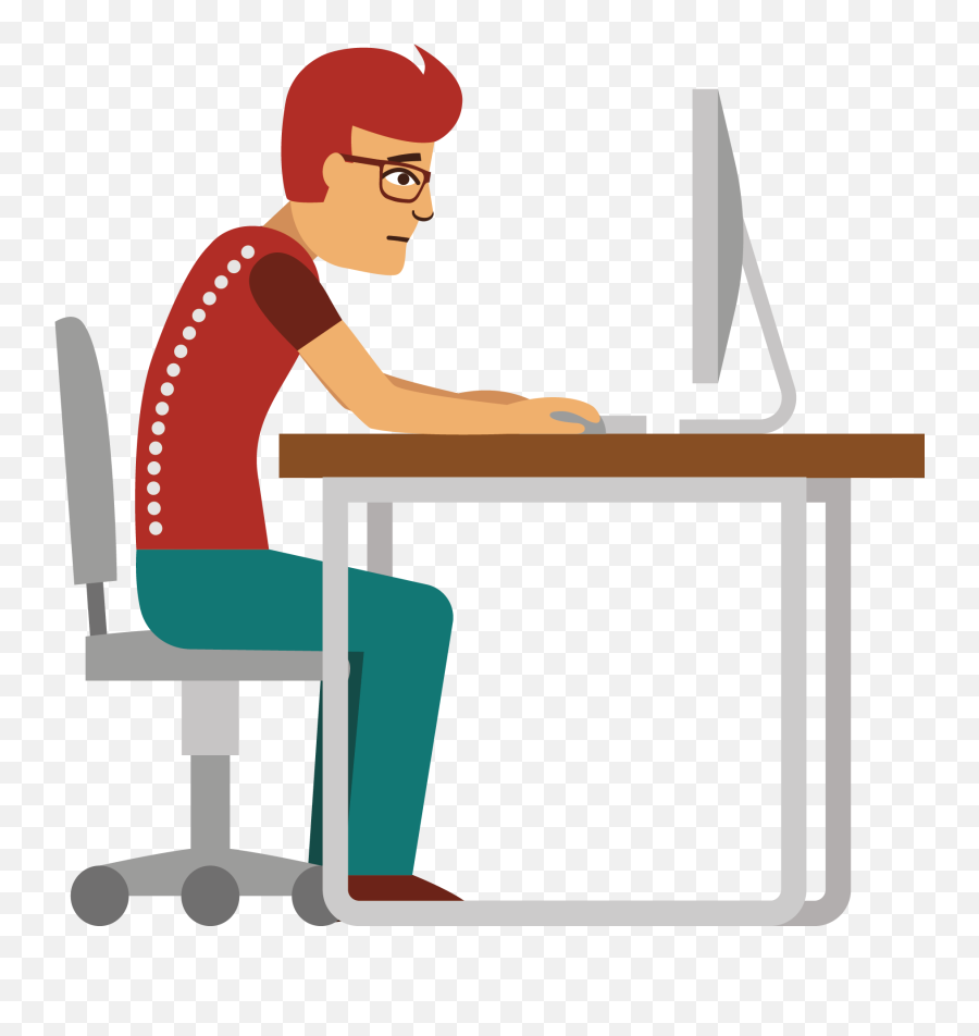 Humans Clipart Office Person Picture 1378503 - Office Syndrome Png,Office People Png