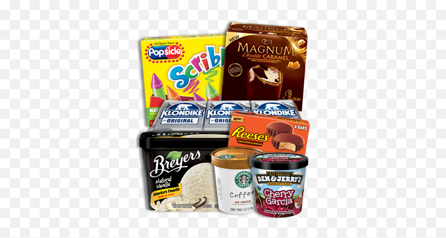 Worth Of Name Brand Frozen Treats - Klondike Good Humor Ben Breyers Popsicle Png,Lowes Foods Logo